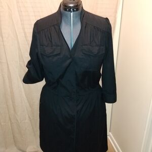 Ann Taylor Loft Snap Up Shirt Dress